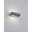 Au�enwandleuchte LUZ 44, IP54, direkt / indirekt (Kopf drehbar), 9W 2700K 850lm, CRi >90, satiniert, graphit