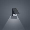 Helestra LED Au�enwandleuchte FREE, IP54, indirekt, verstellbar, 10W 3000K 520lm , CRi >90, graphit