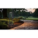 Helestra LED Pollerleuchte LUZ 44, IP54, direkt / indirekt (Kopf 350� drehbar), 9W 2700K 850lm, CRi >90, dimmbar, graphit / satiniert