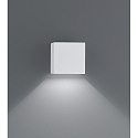 Helestra LED Au�enwandleuchte SIRI 44, IP54, eckig, Up/Down, verstellbar, 7W 3000K 390lm, CRi >90, dimmbar, mattwei�