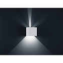 LED Au�enwandleuchte SIRI 44-L, IP54, eckig, Up/Down, verstellbar, 15W 3000K 850lm, CRi >90, dimmbar, mattwei�