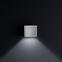 LED Au�enwandleuchte SIRI 44-L, IP54, eckig, Up/Down, verstellbar, 15W 3000K 850lm, CRi >90, dimmbar, mattnickel eloxiert