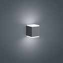 LED Au�enwandleuchte KIBO, IP54, Up/Down, eckig, 11W 3000K 520lm, Acryl wei� / Aluminium, graphit