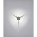 Helestra Au�enwandleuchte SKY, IP54, Lichtaustritt 3-seitig, indirekt, 18W 30000K 1880lm, CRi >90, schaltbar, graphit