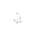 Ideal Lux Pendant luminaire CYLINDER SP1 D40, E27, �40cm, white