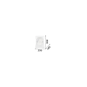 Ideal Lux Wall luminaire TRIPLO AP2, 2 flames, E27, transparent