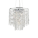Pendant luminaire EVASIONE SP10, 10 flames, G9, 40W, chromee