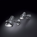 Ideal Lux Au�enwandspot TERRA AP1 BIG, 1-flammig, E27, Anthrazit