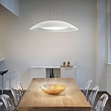 Ideal Lux Pendant luminaire LENA SP3 D74, 3 flames, E27, � 74cm, white