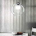Ideal Lux Pendant luminaire NEMO CLEAR SP1 D30, E27, � 30cm, transparent