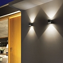 Ideal Lux Outdoor wall luminaire SNIF AP1 ROUND, G9, 40W, anthracite