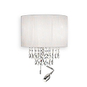 Wandleuchte OPERA AP3, 2x E14 und 1W LED-Spot, Wei�