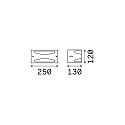 Ideal Lux Wandleuchte REX-3 AP1, E27, Anthrazit