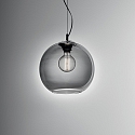 Ideal Lux Pendelleuchte NEMO FUME SP1 D50, E27, � 50cm, Rauchglas