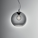 Ideal Lux Pendelleuchte NEMO FUME SP1 D40, E27, � 40cm, Rauchglas