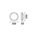 Ideal Lux Outdoor luminaire LUCIA-1 AP1 Wall luminaire, 1 flame, E27, black
