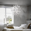 Ideal Lux Pendelleuchte VORTEX SP6, 6-flammig, E14, Silber