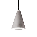 Pendant luminaire OIL-2 SP1, E27, concrete