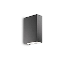 Outdoor wall luminaire TETRIS-2, IP44, G9 max. 15W, aluminium / glass, matt anthracite