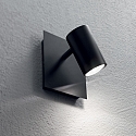 Ideal Lux Ceiling / wall luminaire SPOT, 1 flame, GU10 max. 50W, adjustable, matt black