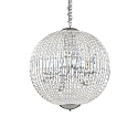 Pendant luminaire LUXOR SP12, 12 flames, G9, 40W, chromee