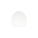 Cover 2 for CLIO outdoor luminaires, OVAL, plastic, matt white
