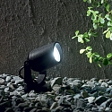 Ideal Lux Outdoor LED Bodenstrahler MINITOMMY PT1, IP66 IK10, inkl. GU10 LED 4.5W 4000K, Schwarz