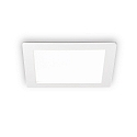 LED Einbau-Fl�chenleuchte GROOVE SQUARE, IP20, schaltbar, wei� / satiniert, 16.8cm, 20W 3000K 1500lm 110�, wei�