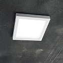 Ideal Lux LED wall / ceiling luminaire UNIVERSAL SQUARE, 17 x 17cm, 12W 3000K 700lm, white