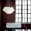 Ideal Lux Pendelleuchte MAPA PLUS, 22-flammig, � 80cm, E14, Metall / �tzglas wei�