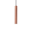 Pendelleuchte LOOK SP1 D06, IP20, � 6cm / 40cm, GU10 max. 28W (inkl. LED 7W 3000K 540lm 50�, CRi >90, on-off), kupfer