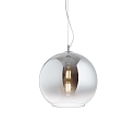 Pendelleuchte NEMO, � 30cm, inkl. E27 LED 3.2W 3000K, Chrom nuanciert