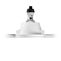 Ideal Lux Gips-Einbauleuchte SAMBA ROUND, IP20, GU10, �berstreichbar, wei�, Reflektor � 6cm