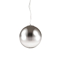 Pendant luminaire MAPA D40, � 40cm, E27 max. 60W, nuanced chrome glass, clear