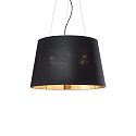 Pendelleuchte NORDIK-SP6, E27, � 60cm, schwarz / innen Gold
