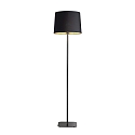 Stehleuchte NORDIK, H�he 162cm, E27, mit Schalter, schwarz / innen Gold