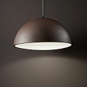 Ideal Lux Pendant luminaire FOLK, 1 flame, � 50cm, E27, rust look / white