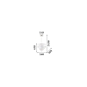 Ideal Lux Kristall-Pendelleuchte OPERA, 4-flammig, � 50cm, E27, h�henverstellbar, Chrom / Wei�