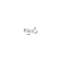 Ideal Lux Wandleuchte CLIP SMALL, 2-flammig, Breite 44cm, 2x E27 (exkl.), Corten