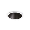 LED Decken-Einbauleuchte GAME TRIM ROUND, IP40 IK06, � 8.5cm, 11W 3000K 36�, CRi >90, UGR <19, on-off, wei�-schwarz
