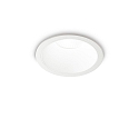 Recessed LED luminaire GAME ROUND, IP20, 11W 3000K 850lm 36�, white / white reflector