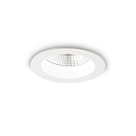 LED Einbaustrahler BASIC ACCENT, IP44, � 10.3cm, 10W 3000K 1000lm 45�, Wei� matt