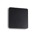 LED Wandleuchte COVER SQUARE, 20 x 20cm, 11W 3000K 720lm, indirekt, Schwarz / Opal