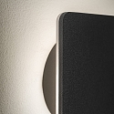 Ideal Lux LED Wandleuchte COVER SQUARE, 20 x 20cm, 11W 3000K 720lm, indirekt, Schwarz / Opal