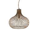 Pendant luminaire ONION MEDIUM, � 47cm, E27 max. 60W, metallic brwon