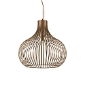 Pendant luminaire ONION BIG, � 59.5cm, E27 max. 60W, metallic brwon