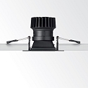 Ideal Lux Spring clip mountiung frame for LED recessed spot DYNAMIC, square, 10 x 10cm, black