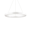 LED pendant luminaire ORACLE ROUND, � 60cm, 39W 3000K 2500lm, white