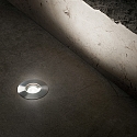 Ideal Lux LED in-ground luminaire  ROCKET MINI, central accent light, IP68, 2W 4000K, 40�