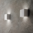 Ideal Lux Gips-Wandleuchte FLASH GESSO SMALL, Up/Down, G9 max. 40W, �berstreichbar